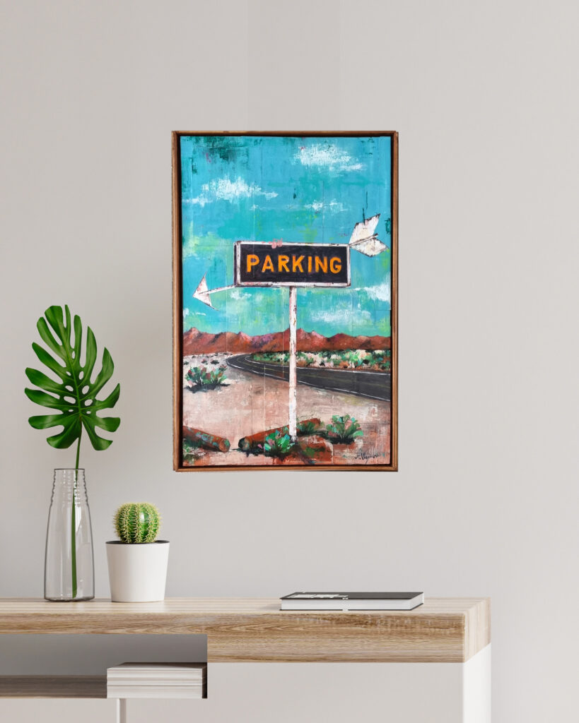 Parking, Upcycling Kunst, Annett Wagner