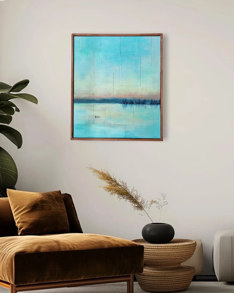 Die Serie lädt ein innezuhalten. Reduzierte Seeufer im Morgenlicht, zarte Pastelltöne, Spiegelungen auf ruhigem Wasser – jedes Bild ist ein Atemzug. Eine Einladung, den eigenen Rhythmus wiederzufinden, bevor der Tag beginnt. Keine Eile. Kein Lärm. Nur dieser eine Moment.