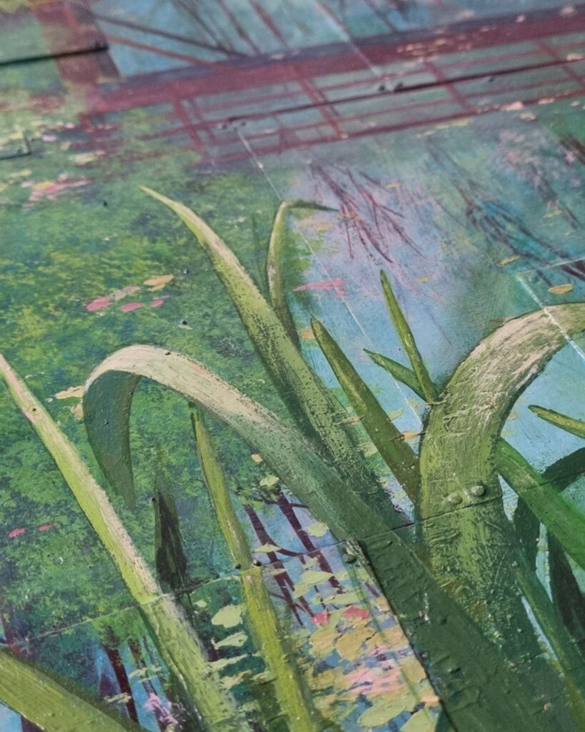 Ufer im Spreewald, Landschaft von Annett Wagner