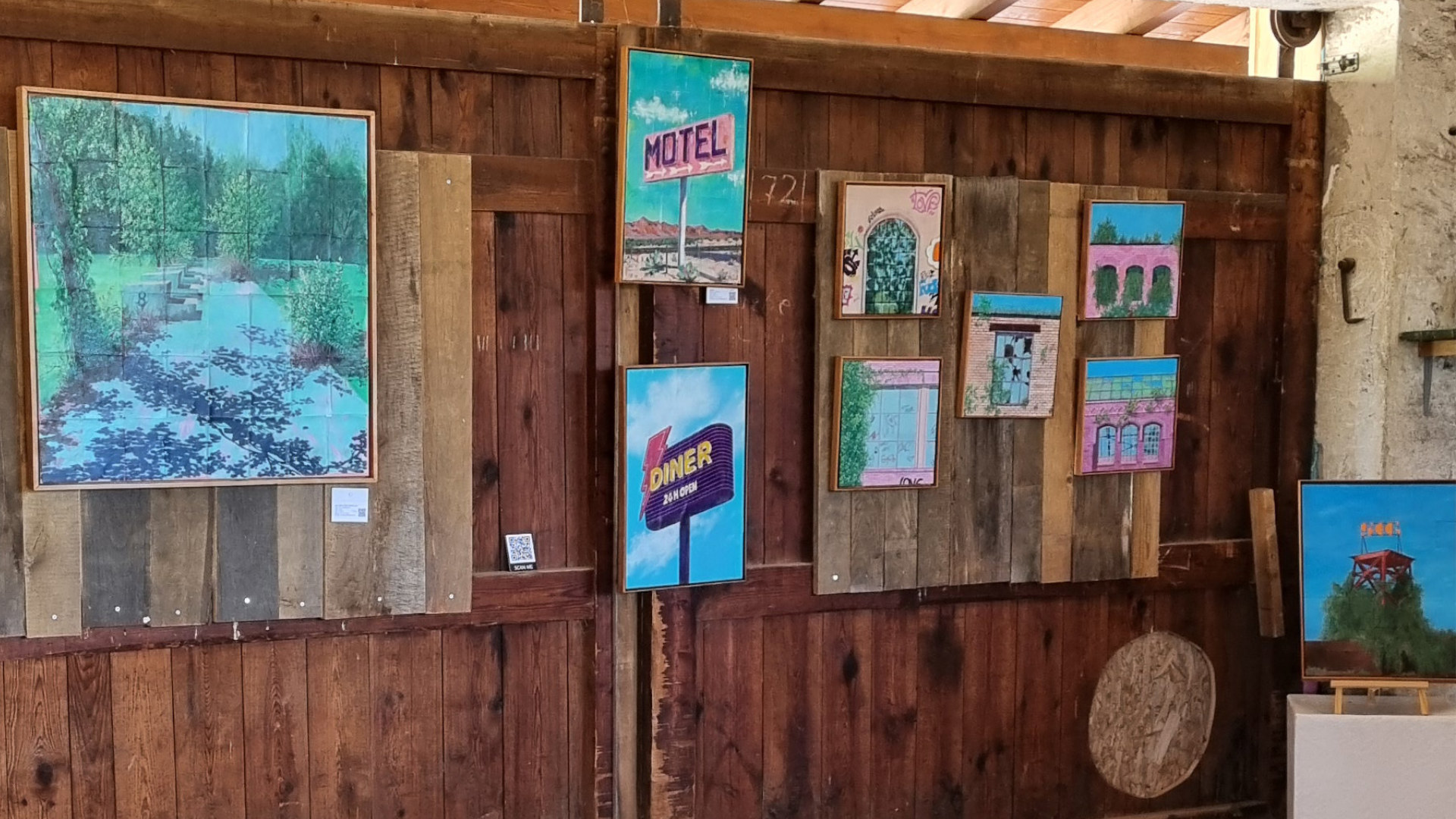 Upcycling Kunst von Annett Wagner beim Offenen Atelier 2026 in Lübben im Spreewald